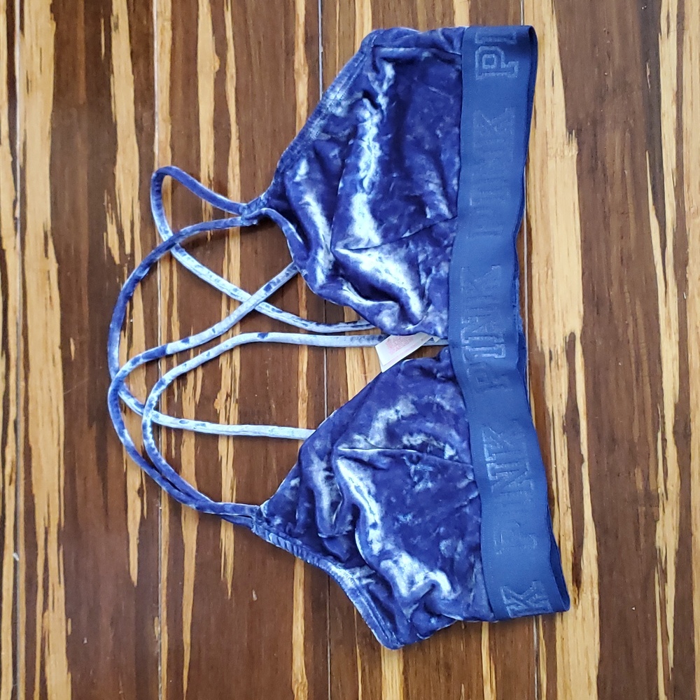 PINK velour bra - Picture 1 of 2
